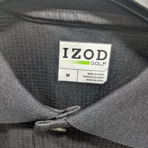 Izod Men's Charcoal Gray Polo Shirt
